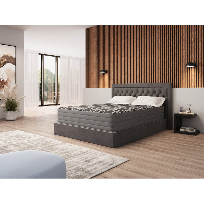 Matelas simple en mousse TG - 12 po avec base en H pour un soutien durable en cuivre moyen, 12", Extra-long Twin