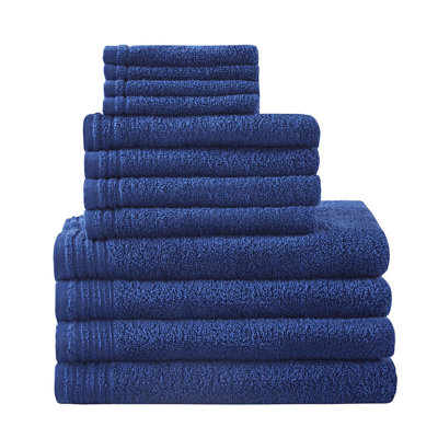 Quick-drying and breathable 100% cotton towels (set of 12)