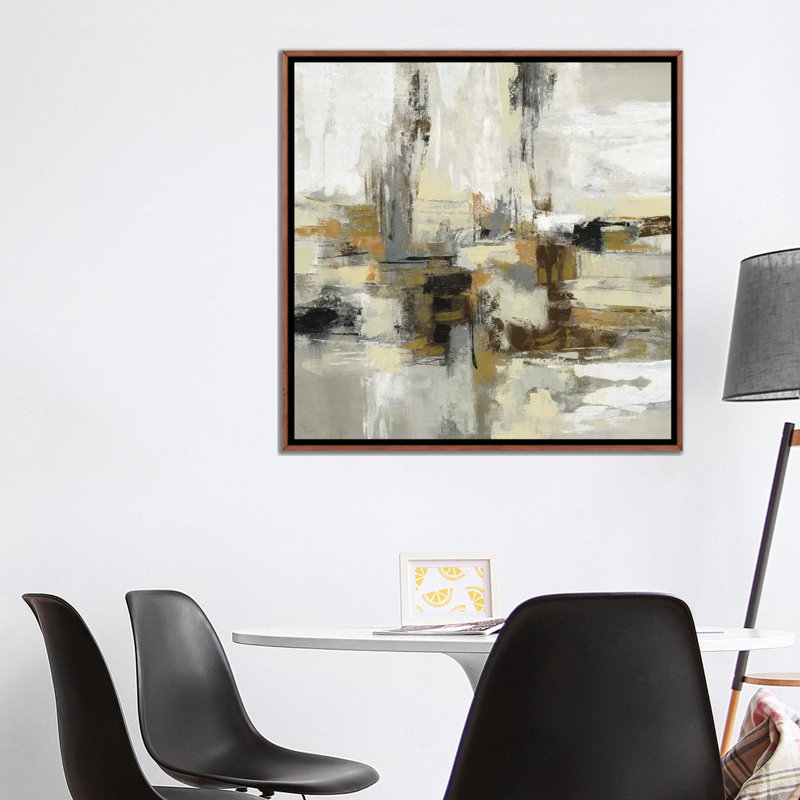 «Lava and Steam» par Silvia Vassileva - reproduction d'art, Pas de tapis, H 37 po x l 37 po x P 1,5 po
