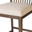 Tullio Upholstered Stool with Solid Wood Frame