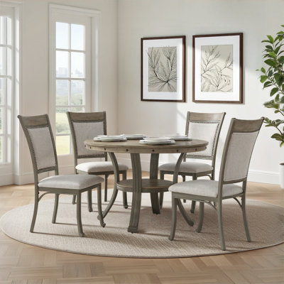 Luker 4 - Person Four Leg Dining Set