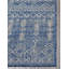 Tapis intérieur / extérieur en polypropylène tissé à la machine rectangulaire bleu / gris Jocile-1912385024