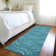 Premium Machine Washable Prisco Teal Rug