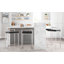 Tabouret de bar et de comptoir empilable Brieon (ensemble de 3)-1108283073-1108283061
