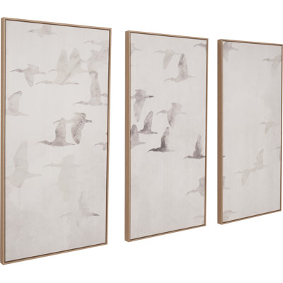 3 Piece Floater Frame Set on Canvas