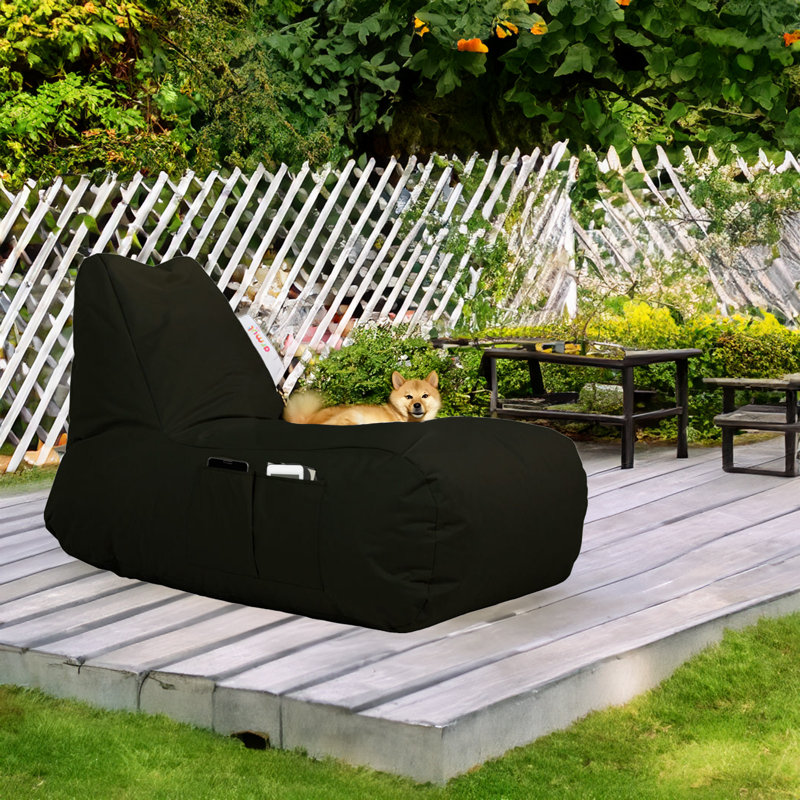 Petit fauteuil à billes et chaise longue pour l'extérieur