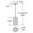 Courter 1 - Light Single Pendant-720457441-720457469-803465761