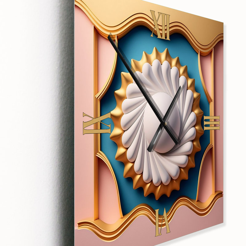 Horloge murale blanche, Grand