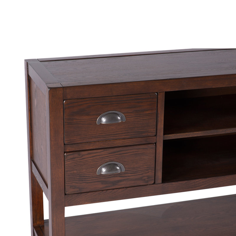 Buffet simple et rétro, Brun foncé