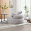 Canapé simple en chenille avec coussins-276592523