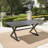 Outdoor Dining Table, Aluminum Material, Steel Frame, Large Surface, High-Quality Cast Aluminum, Suitable For Patio/Backyard/Garden