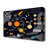 Space Universe Infographic Universe - Wrapped Canvas Print-39545317