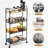4 Tier Rolling Cart,Metal Cart,Utility Cart with Wheels,Bathroom Cart,Salon Trolley Cart,Kitchen Storage Cart-89309703