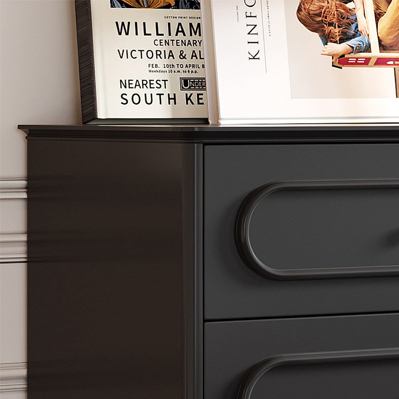 French-style minimalist storage cabinet