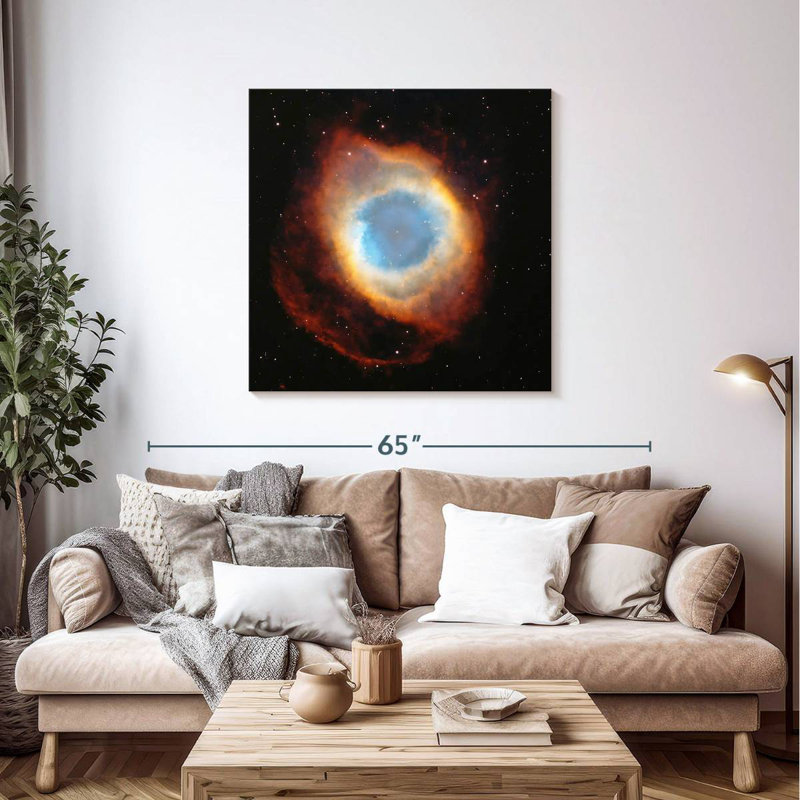 Oberle Stunning Helix Nebula, 39" H x 39" W