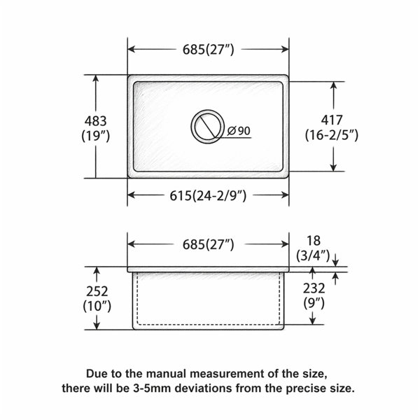 Dimensions du produit