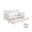 Lit de jour simple en bois avec lit gigogne simple