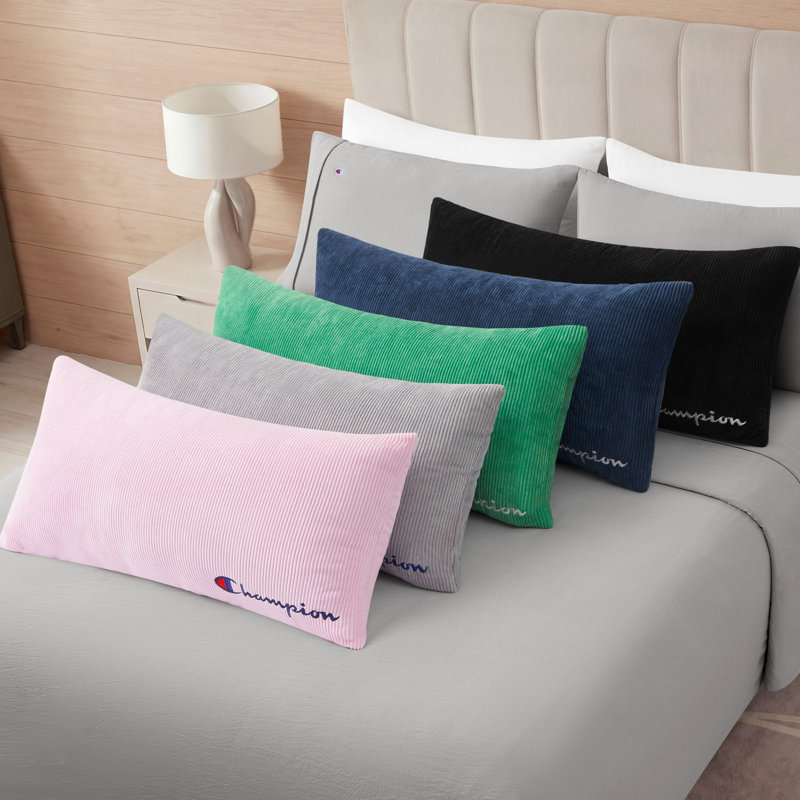 Coussins en velours côtelé Champion, Marine
