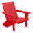 Modern Poly Adirondack Chair With Ottoman-2005742406