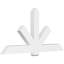 Kennewick Architectural Grade PVC Gable Bracket-44774093-44774353