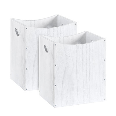Bamboo Open Waste Basket - 5.3 Gallons