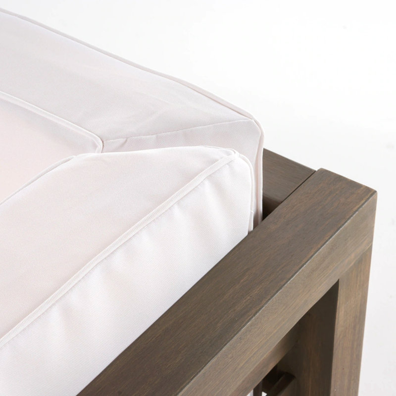 Banc d'angle Oana, Noir, Blanc