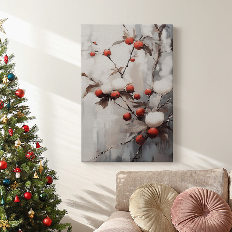 Art des Fêtes de Noël - Toile tendue avec châssis - Série 2-CDXII, H 60 po x l 40 po