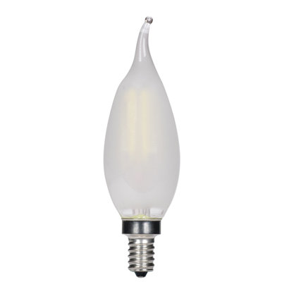 4 watts (équivalent de 60 watts), b11 del, ampoule à intensité variable, base e12/candélabre