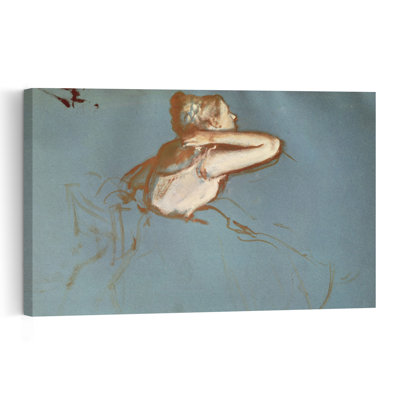 Profil d'une danseuse, vers 1899. Estampe d'art mural abstraite contemporaine.