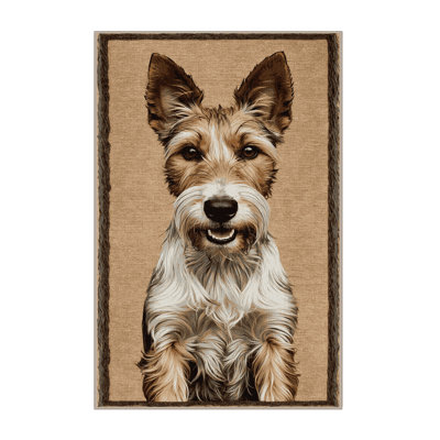  Tapis lavable Fox Terrier