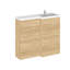Fusion Fitted Furniture - Avola 3 Piece Bathroom Furniture Set-397908124-286911302