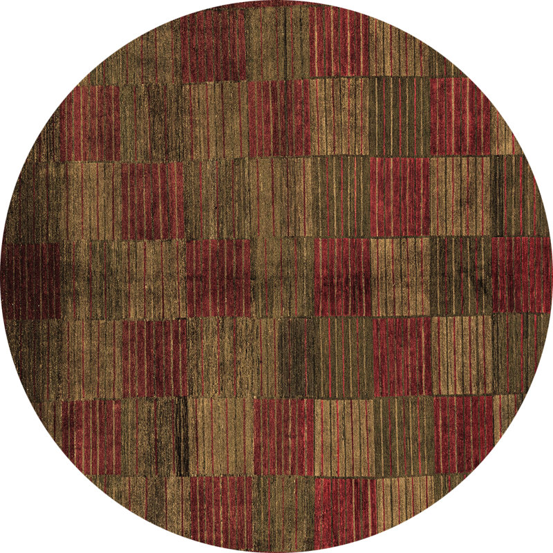 Tapis brun Trinden Abstract 4225, Rond 5 pi