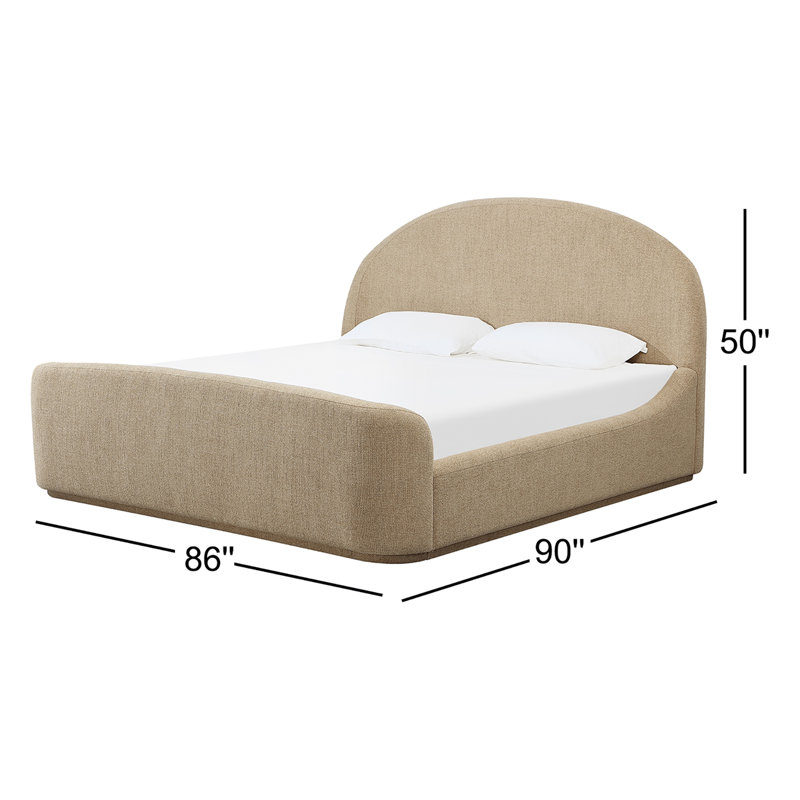 Ballade Colton Upholstered Bed In Sourdough, King