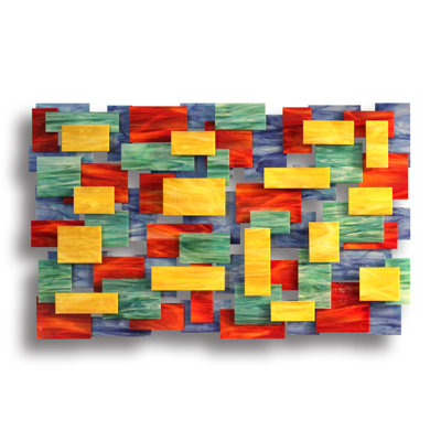 Four Seasons Handmade Glass Wall Décor