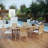 Modway Marina 7 Piece Outdoor Patio Teak Dining Set-12081495