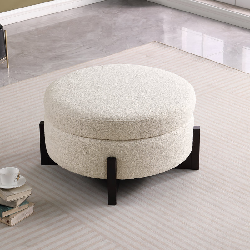 Repose-pieds beige