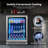 24" 220-can Beverage Fridge, Built-in/ Freestanding Beverage Refrigerators & Coolers With Blue Led Light And Adjustable Shelves For Under Counter Use-124127894