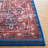 Gadbois Oriental Navy/Rust Area Rug-1536828507
