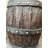 Small Rustic Barrel Statue