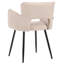 46cm H Boucle Upholstered Armchair