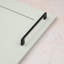 160mm Matt Black Curved D-Bar Handle