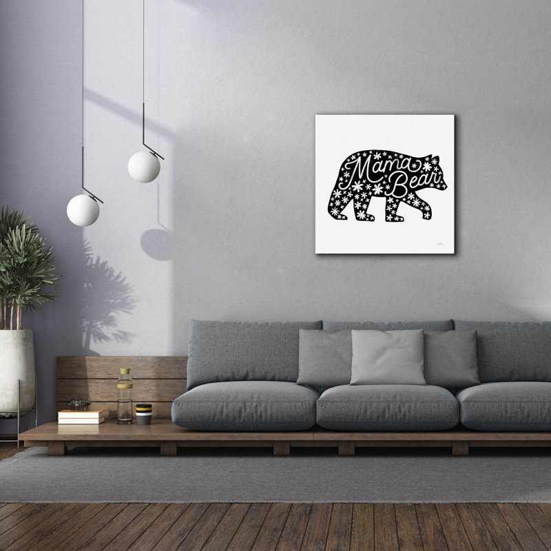 «Forest Family 1» par Laura Marshall, art mural sur toile, H 37 po x l 37 po x P 1,5 po