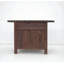 Double Top Drawer Carved Elm Sideboard