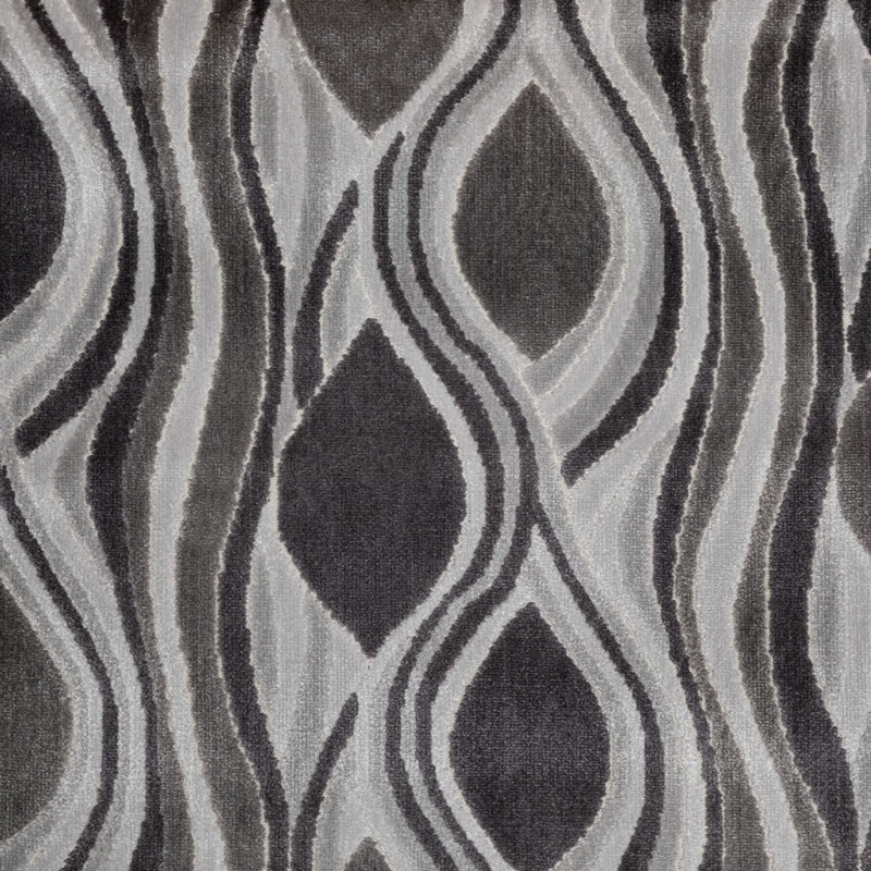 Knotty Pine Fabric, Black Pearl
