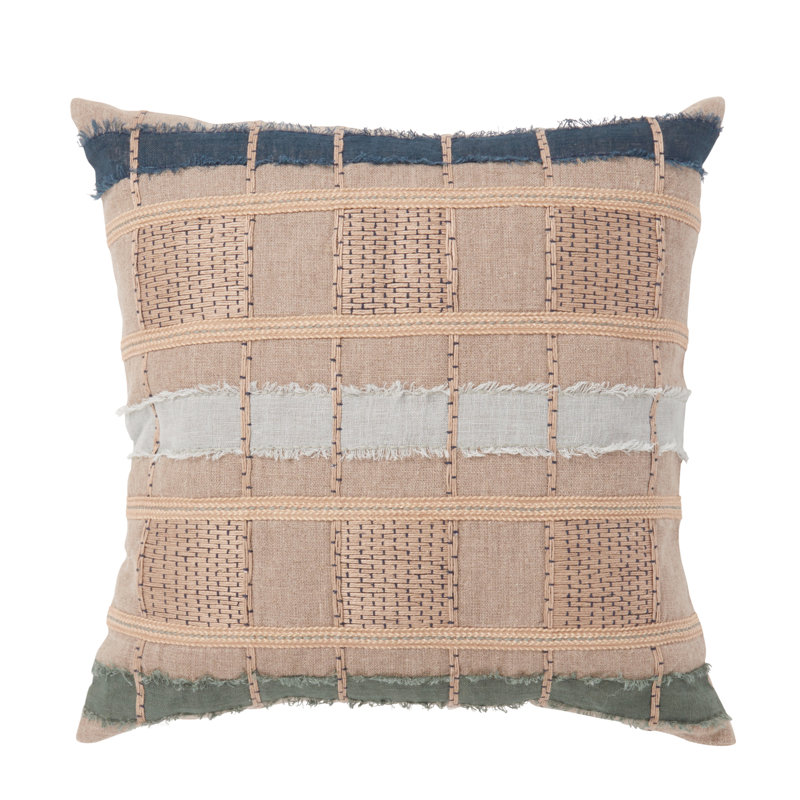 Stratton  Belgian Linen Throw Pillow