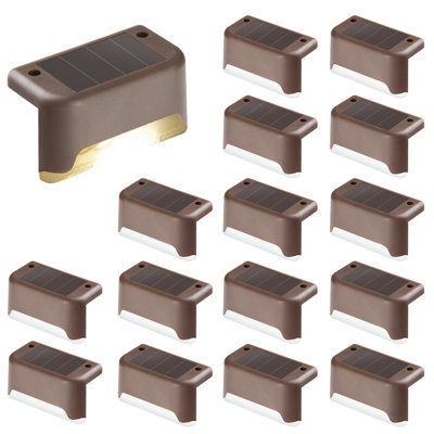 Solar Powered Integrated LED Step Light Pack