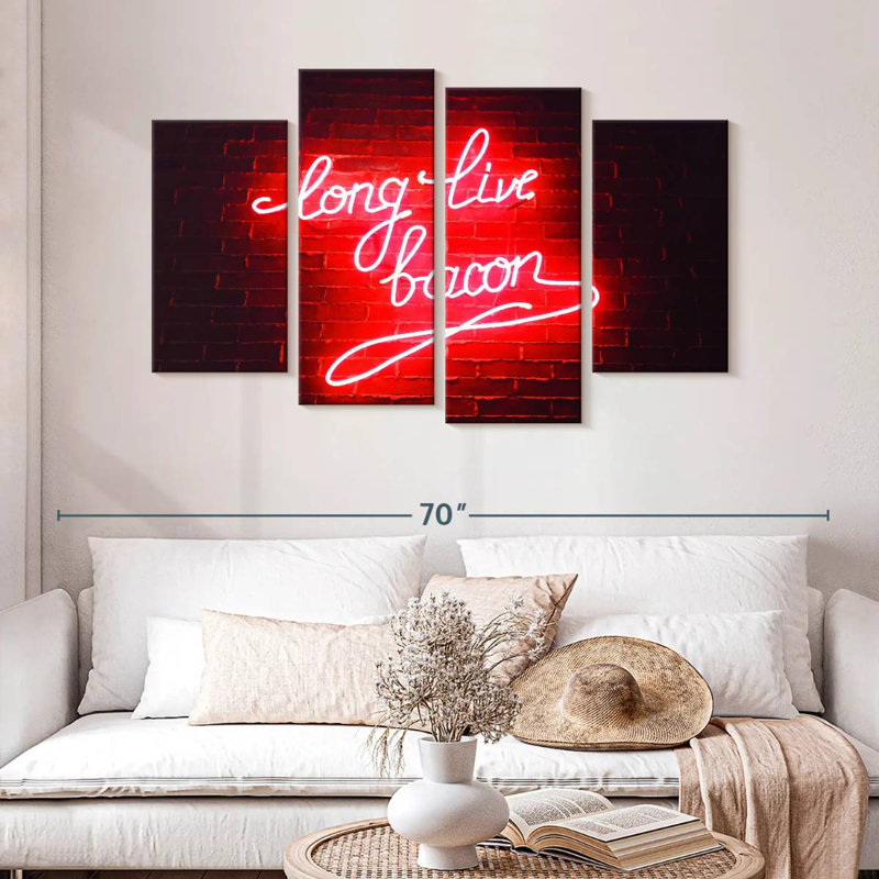 Tergel Vive le bacon, H 32 po x l 52 po