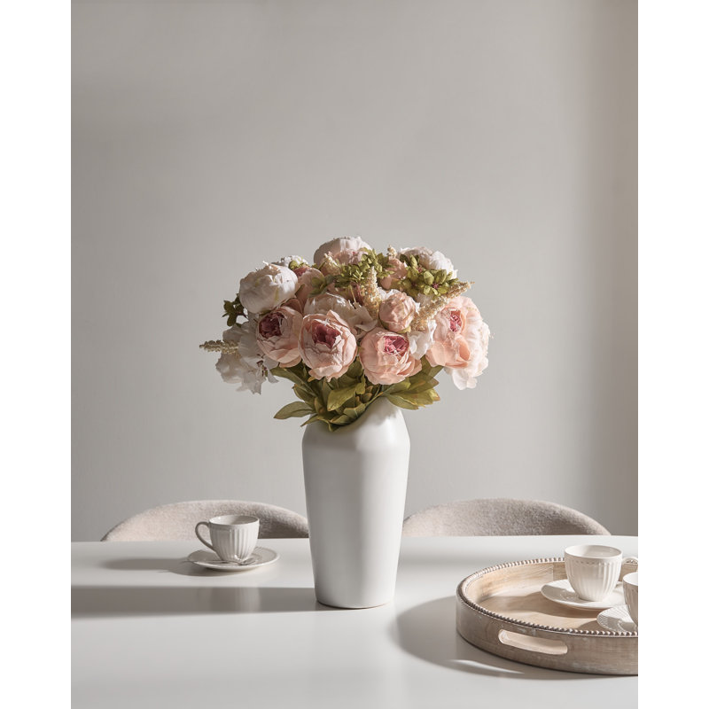 Fabric Peony Arrangement
