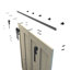Ensemble de quincaillerie de porte de grange double porte pliante bi-pliante-104651686
