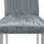 Chaise parsons en tissu touffeté Liam